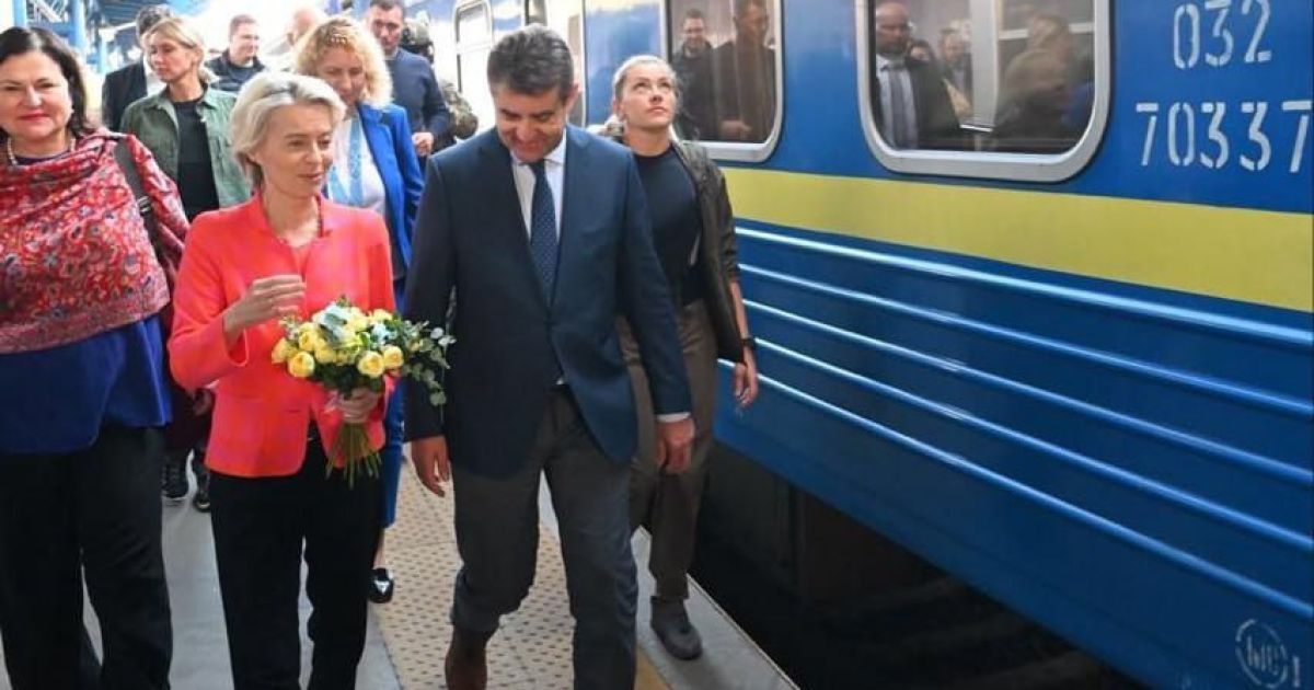 Глава Єврокомісії Урсула фон дер Ляйен приїхала до Києва