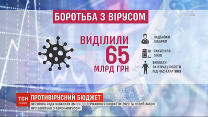 Депутати урізали собі зарплати і майже 65 мільярдів гривень виділили на боротьбу із коронавірусом