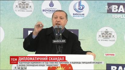 Турецкий президент назвал нидерландцев "пережитками нацизма и фашистами"