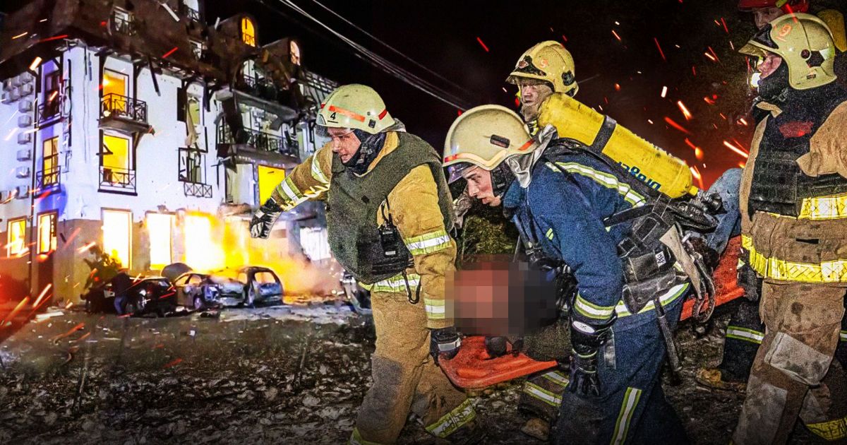 Ракетний удар по готелю у центрі Харкова