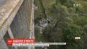 В Харькове 10-тонный КамАЗ упал с моста на берег реки