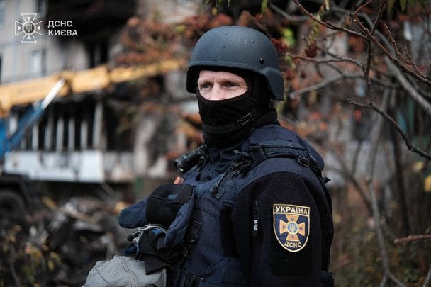 Последствия атаки РФ на Киев 26 октября