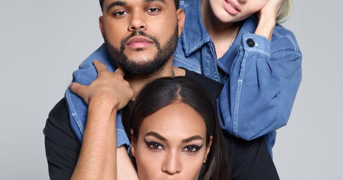 The Weeknd, Кэндис Свэйнпоул и Джоан Смоллс в фотосете для Harper's Bazaar