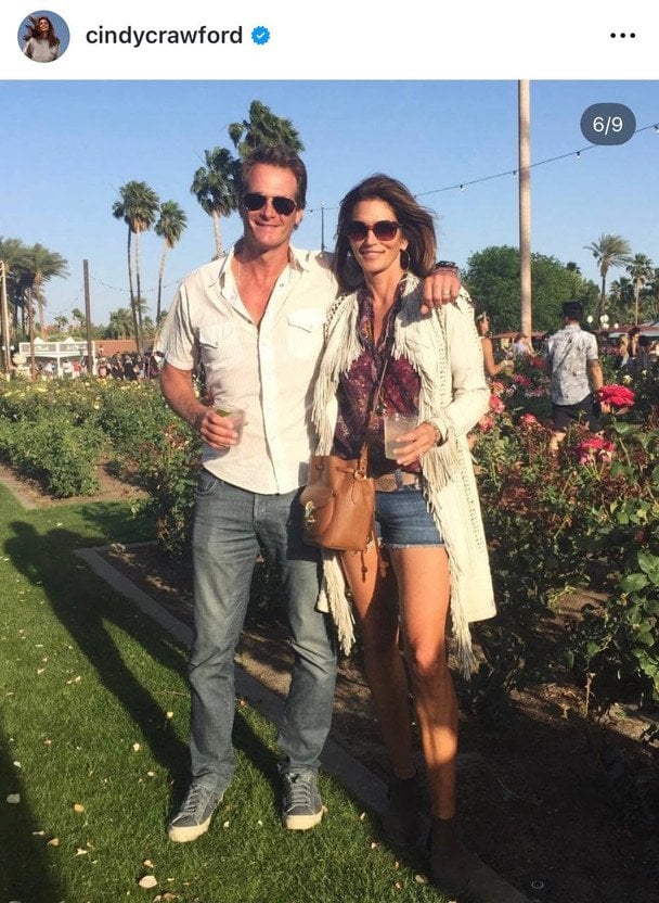 Сінді Кроуфорд із чоловіком у 2016-му / © Instagram Сінді Кроуфорд