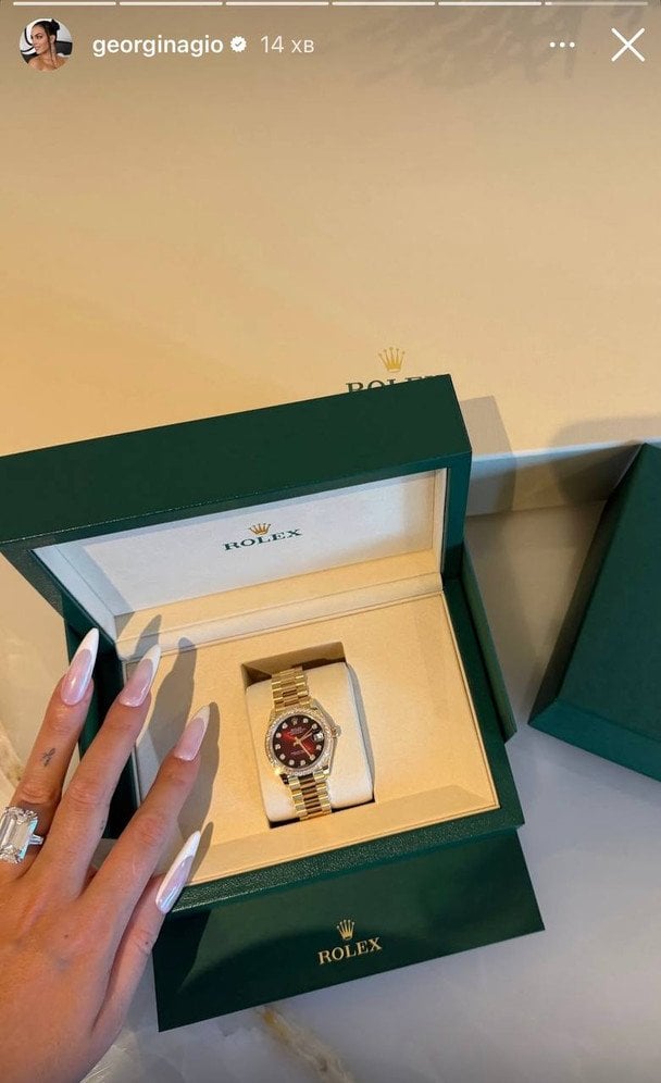 Подарунок для Джорджини Родрігес від Кріштіану Роналду / © Instagram Джорджини Родрігес