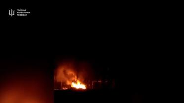 В Брянске горела подстанция и без света остались военные объекты РФ – видео