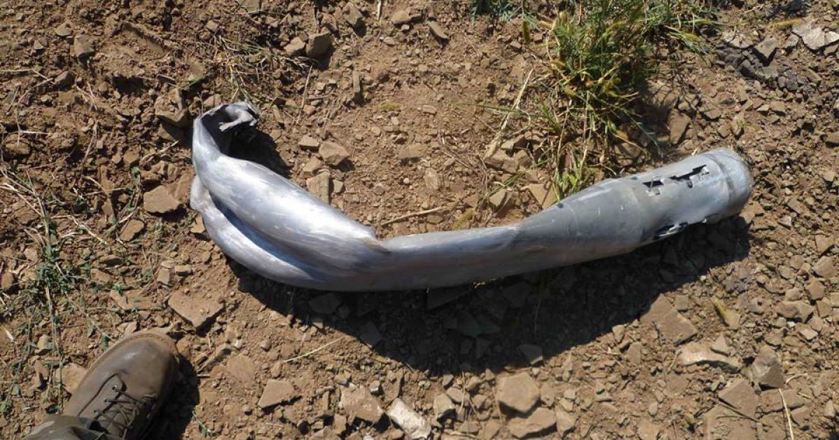 Эксперты показали снаряды от вражеских "Градов" / © Facebook/пресс-центр штаба АТО