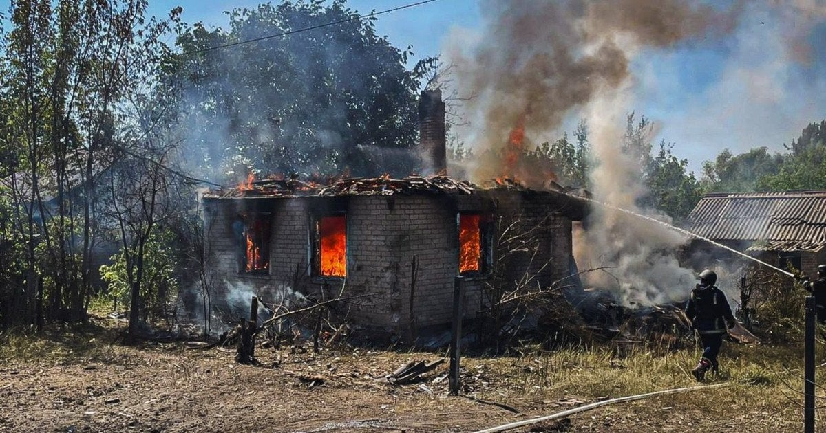 The aftermath of the Russian attack on Kharkiv region