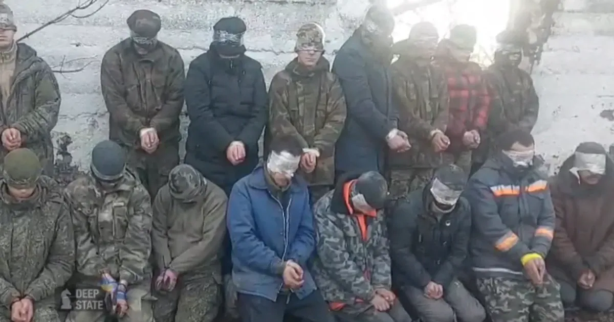 Пленные оккупанты