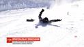 В США спортсмены на скорость спускались с горы на лопатах