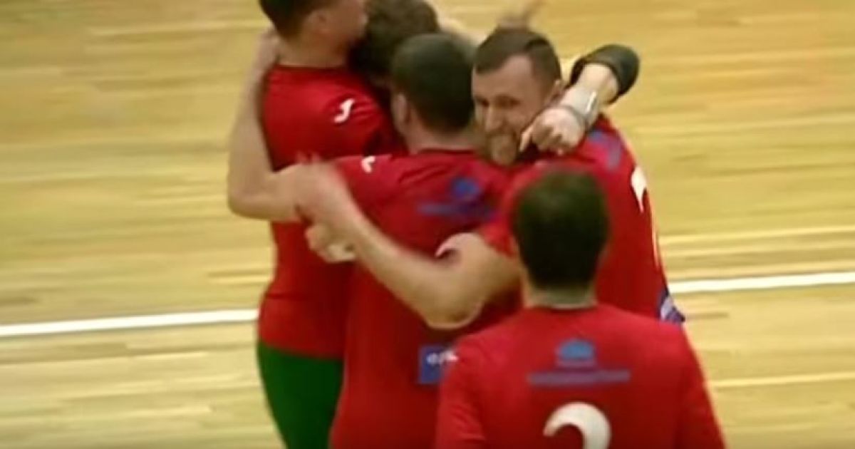 Український воротар забив фантастичний гол у футзалі