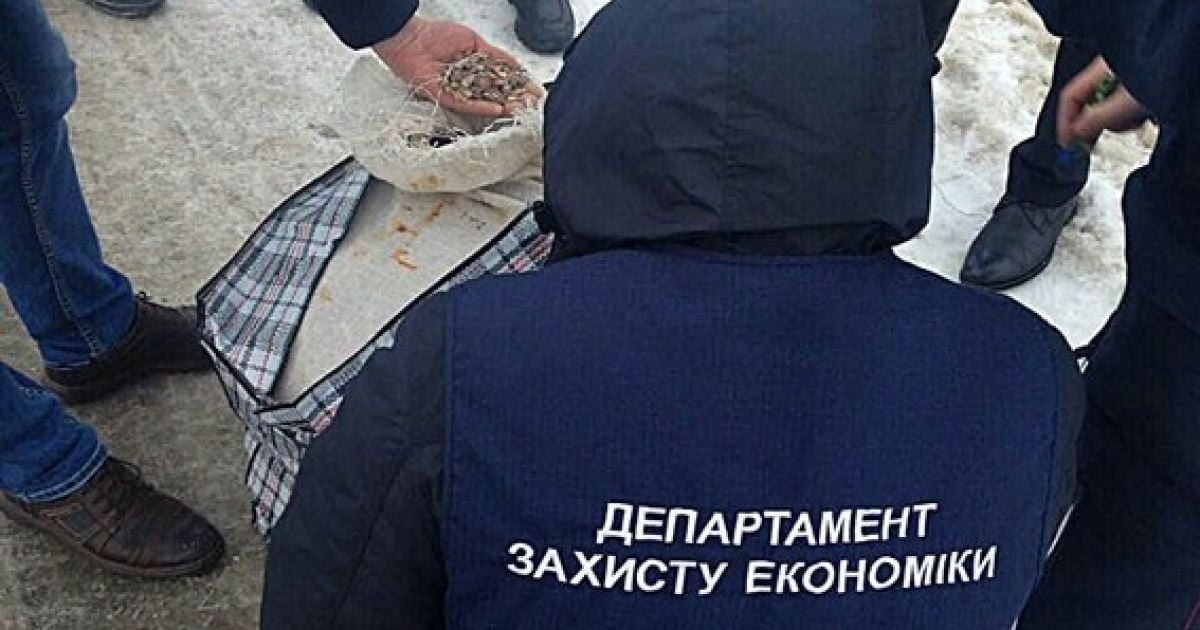 На Рівненщині бурштинові "ділки" намагалися вивезти мішки з камінням на півмільйона гривень