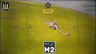 Спецпризначенці СБУ збили російський вертоліт з допомогою FPV дрона