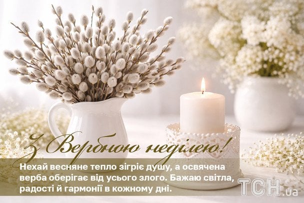 Привітання з Вербною неділею / © ТСН