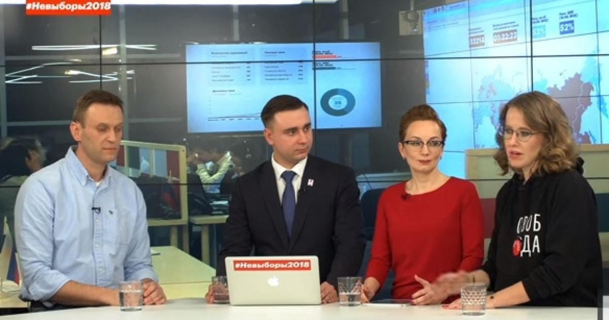 “Все твои дела отвратительны и лицемерны”: Навальный и Собчак погрызлись в прямом эфире