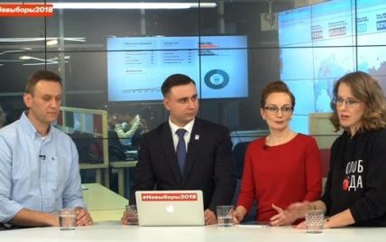"Всі твої справи огидні і лицемірні": Навальний і Собчак погризлися у прямому ефірі