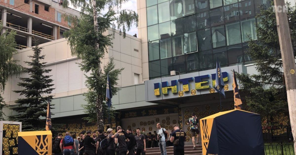 блокування телеканалу Інтер_6 / © фото: Юлія Яценко