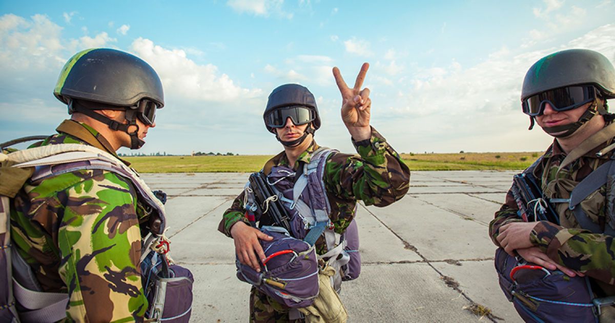 За три дні курсанти "потоваришували" із небом / © Національна гвардія України