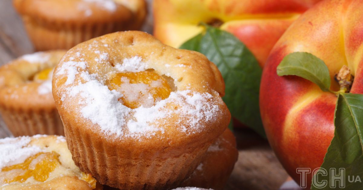 Персиковые маффины