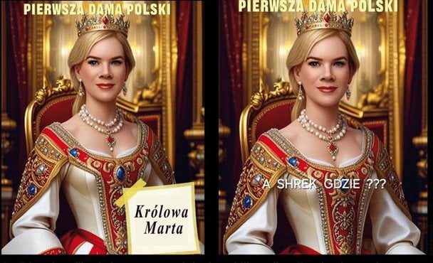 Мем о Марте Навроцкой / © соцмережі