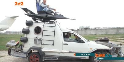 В Киеве мужчина сделал авто, которое наводит ужас и врезается в память навсегда
