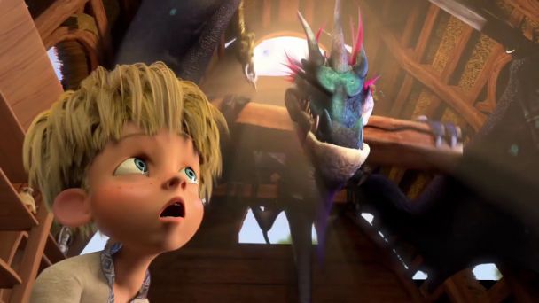 Кадр з анімаційного фільму "Микита Кожум&rsquo;яка"