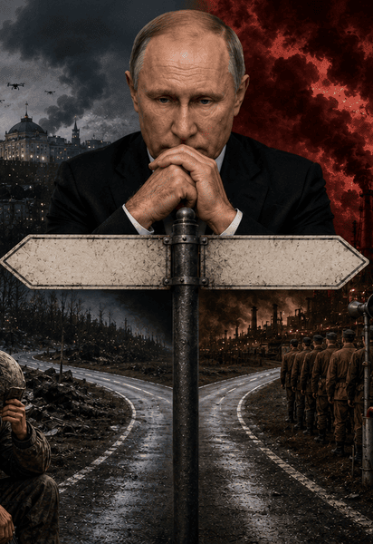 Президент Росії Володимир Путін постане перед доленосним вибором щодо війни проти України