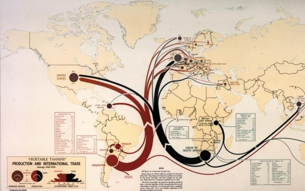 Міжнародна торгівля, 1950 / © CIA