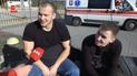 Под зданием ЦИК собрались ребята спортивного телосложения