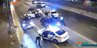 В Киеве ночью пьяный гонщик устроил погоню