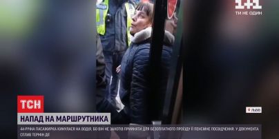 Во Львове 44-летняя пассажирка избила водителя маршрутки