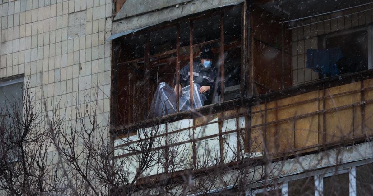 Руйнування у Вишневому після ракетної атаки 2 січня / Фото: Київська ОВА
