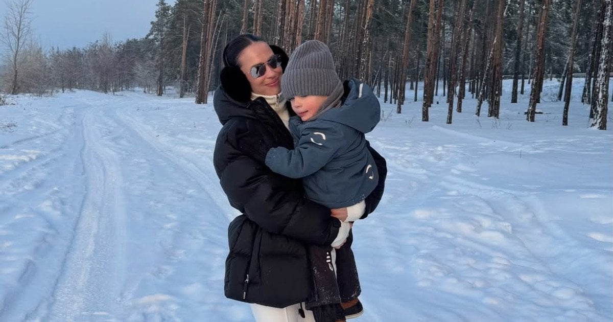 Виктория Маремуха с сыном