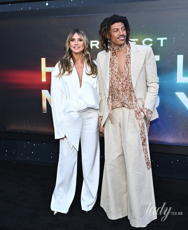 Гайді Клум та її син Генрі / © Associated Press