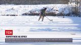 В Виннице 60-летний мужчина и его дочь провалились под лед во время катания на коньках