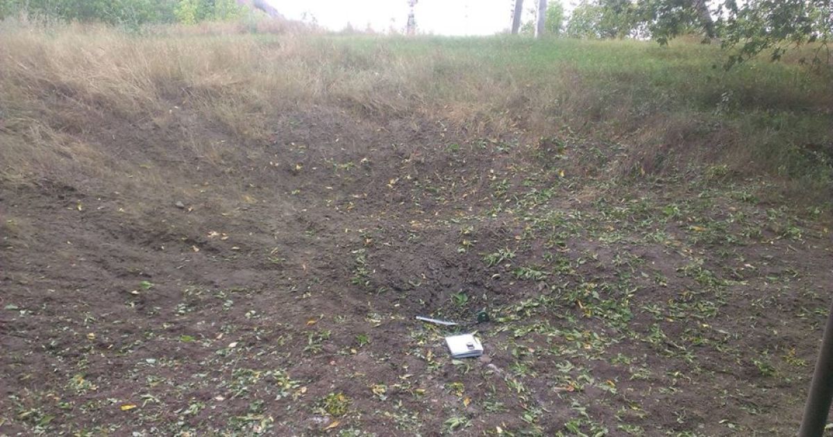 Артемово после мощного обстрела / © Facebook/пресс-центр штаба АТО