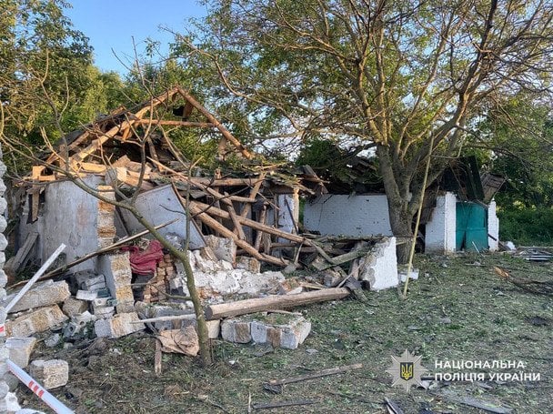 Нічна атака на Чернігівщині 22 червня / © Національна поліція України