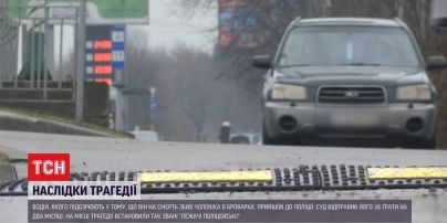 Через наїзд на пішохода в Броварах на місці трагедії встановили "лежачі поліцейські"