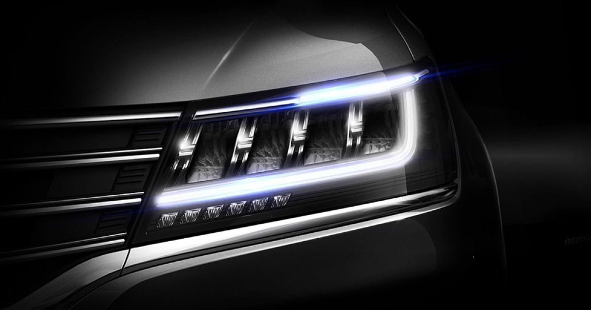 SAIC показал очередной тизер нового кроссовера