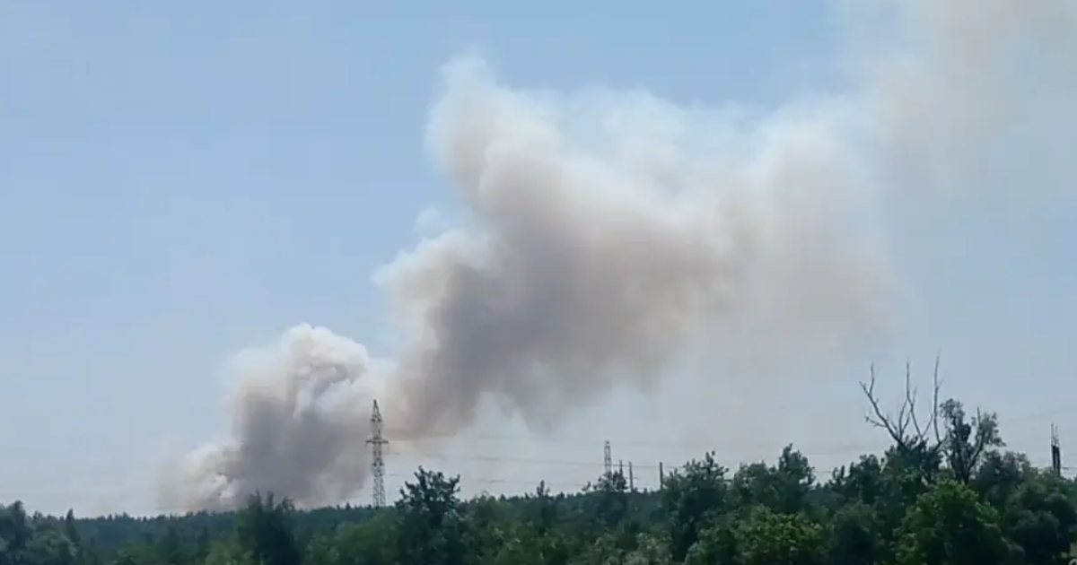 Пожар в Вышгородском районе