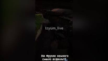 В Харьковской области ливень разрушил дороги
