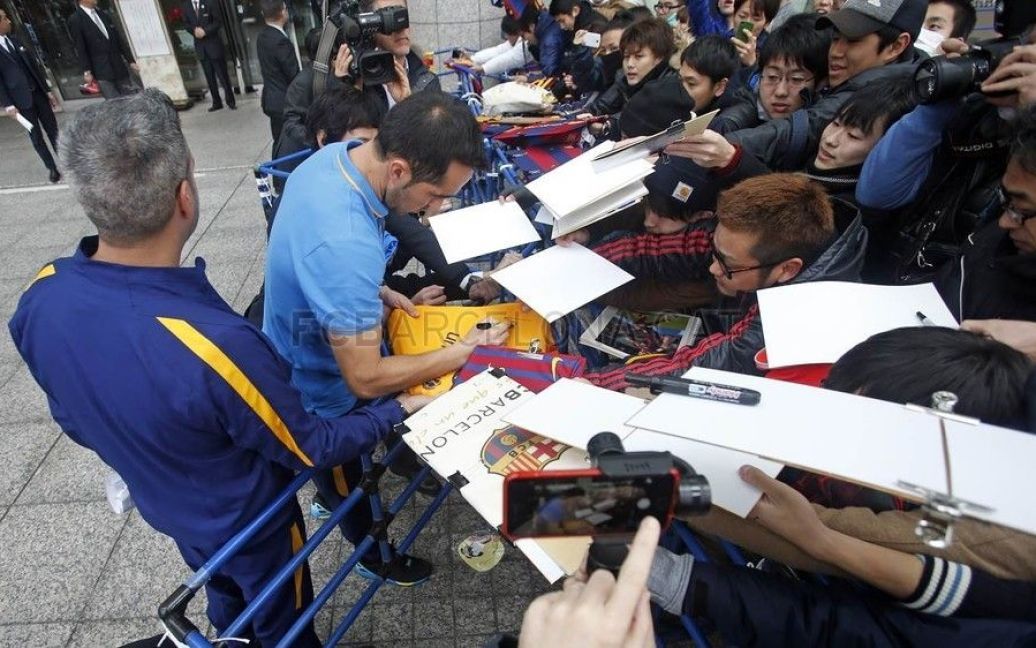 Японські фанати зустріли "Барселону" / © ФК "Барселона"
