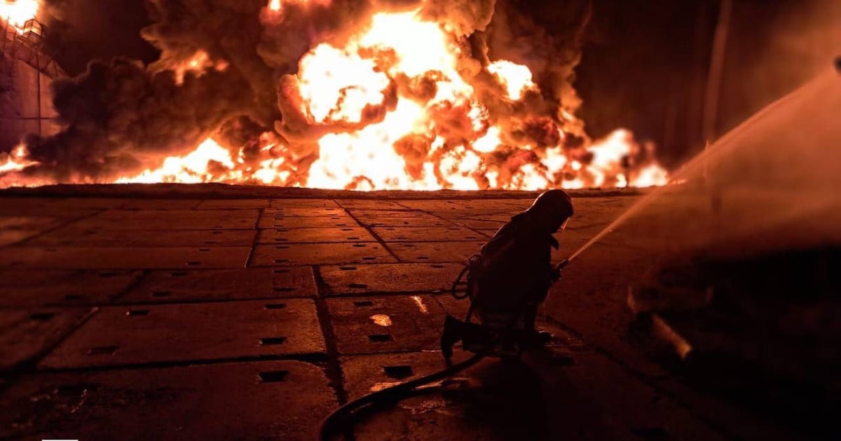 Fire in Odesa region after Russian attack on August 20