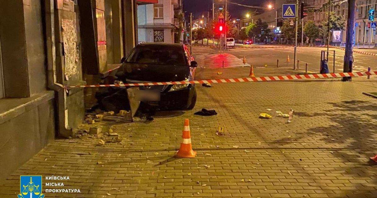 На місці аварії