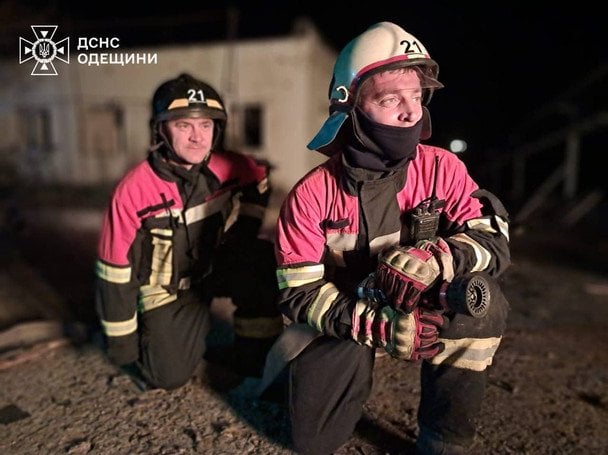 Fire in Odesa region after Russian attack on August 20