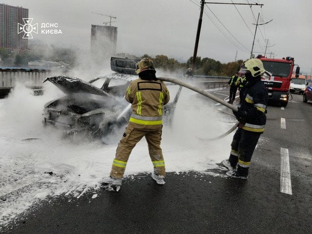 Пожар в Киеве