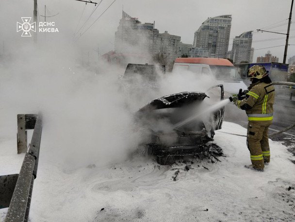Пожар в Киеве
