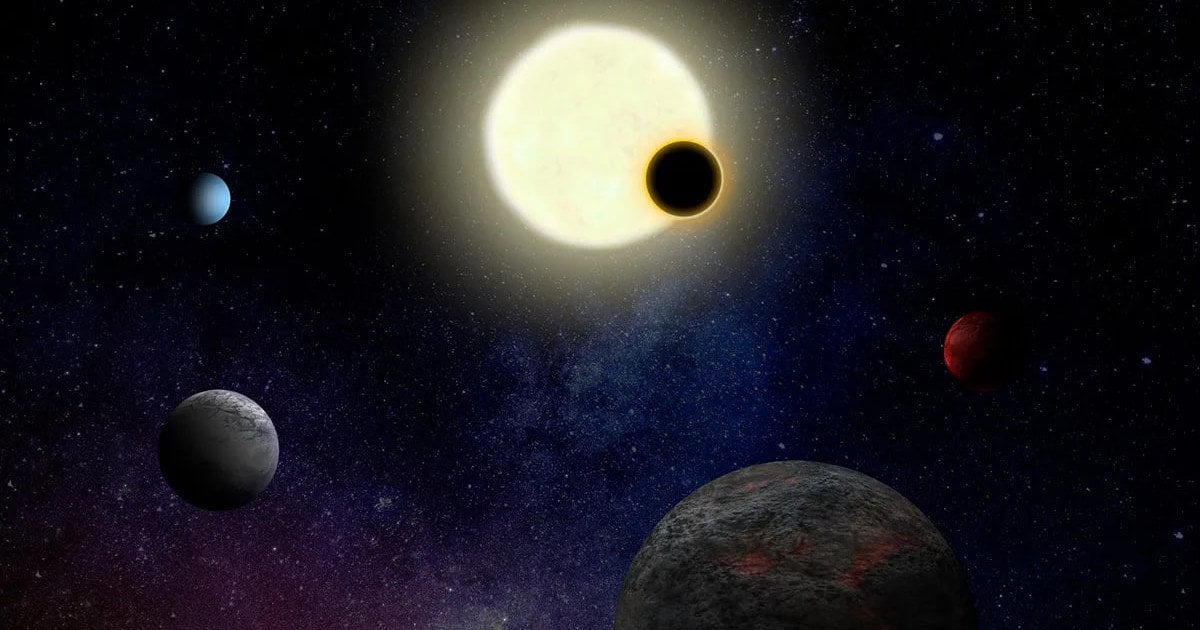 Планетарная система молодой звезды