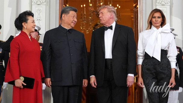 Сі Цзіньпін, Пен Ліюань, Дональд і Меланія Трампи / © Associated Press
