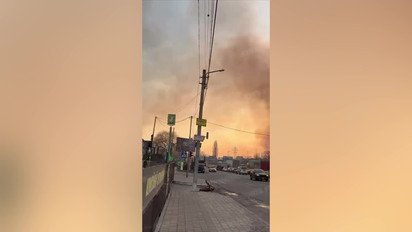 Масштабный пожар под Киевом: что стало известно